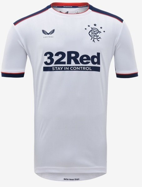 Camisa oficial Castore Rangers FC 2020 2021 II jogador